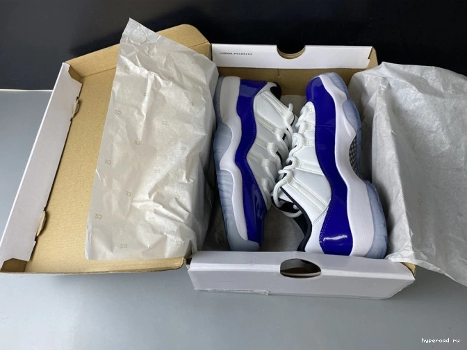11 Concord Jordan Low White Retro Air AH7860-100 0811
